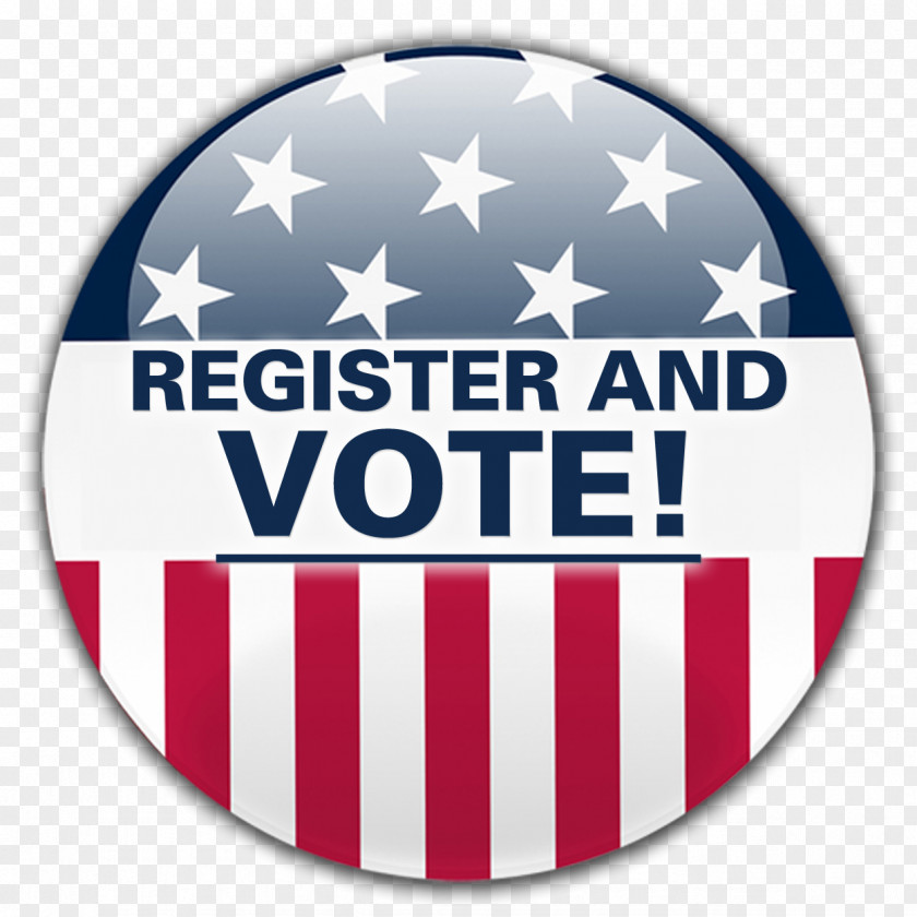 Register Button United States Voting Voter Registration General Election PNG