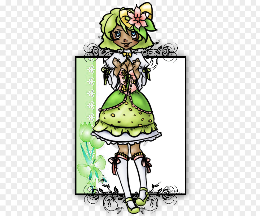 1st Place Flowering Plant Costume Design Green Clip Art PNG
