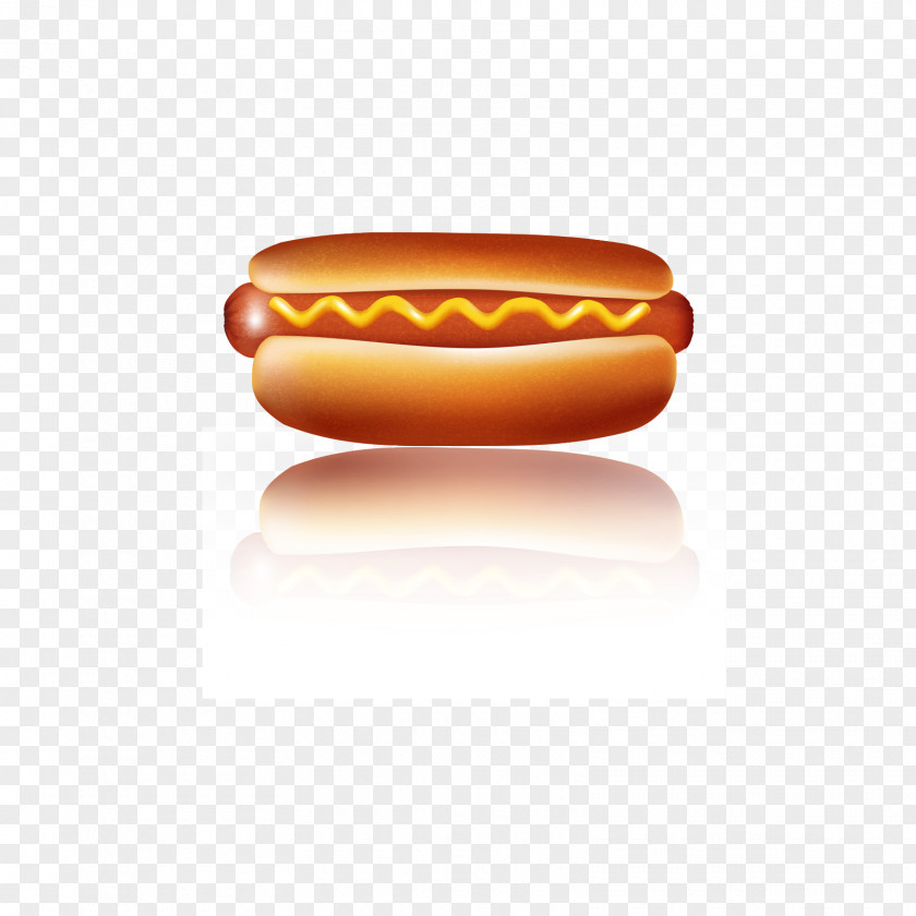 Brown Hot Dog Hamburger French Fries Sausage Fast Food PNG