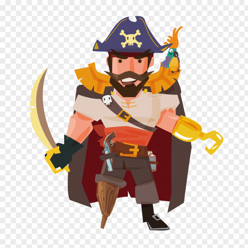 Cartoon Pirates Piracy Illustration PNG