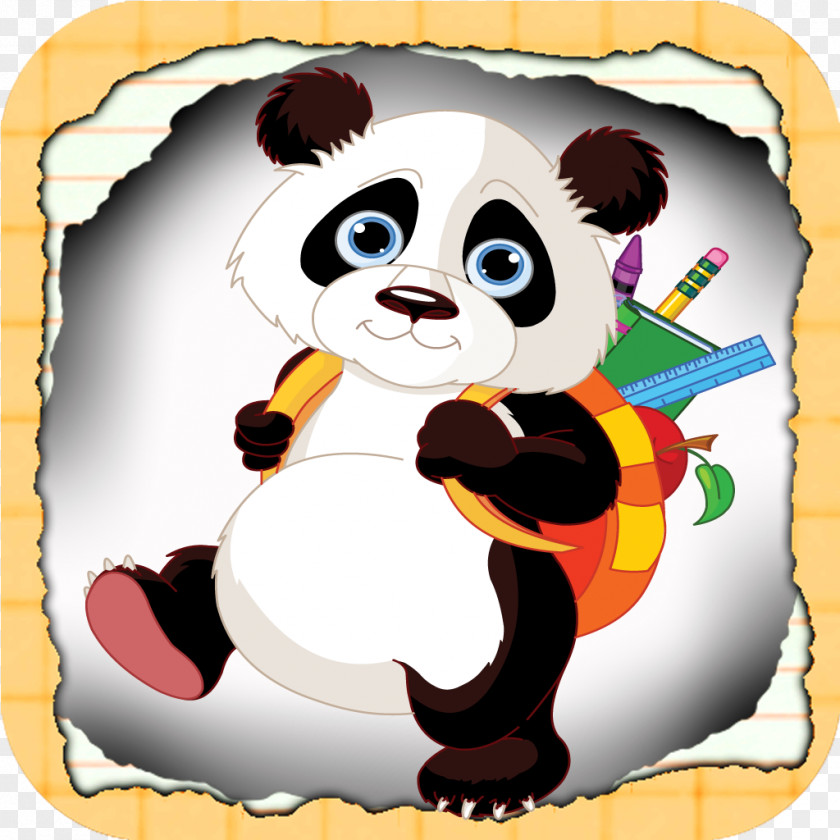 Hand-painted Panda Giant Student Clip Art PNG