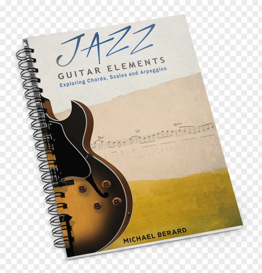 Jazz Elements Notebook Guitar Spiral PNG