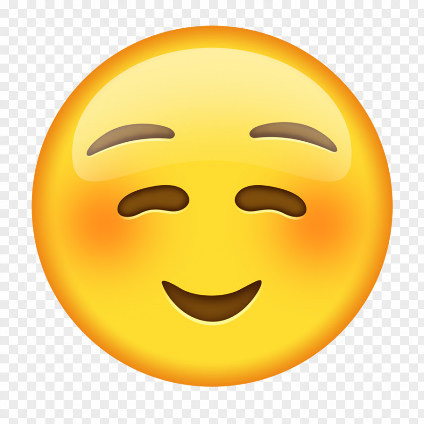 Emoji Emoticon Blushing Smiley Text Messaging PNG