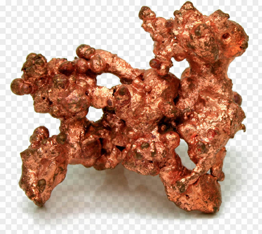 Symbol Native Copper Metal Chemical Element Group 11 PNG