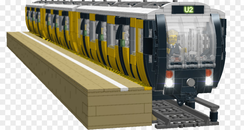 Train Rapid Transit Berlin U-Bahn U2 LEGO PNG