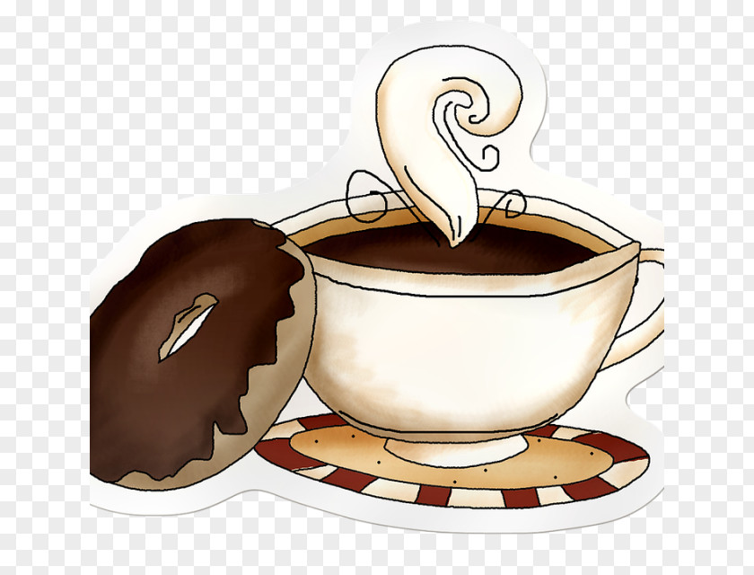 Coffee And Doughnuts Donuts Cafe Cup PNG