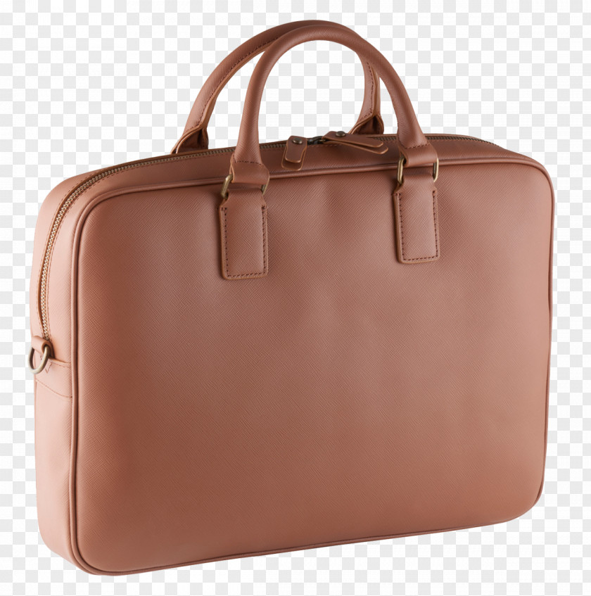 Cognac Handbag Leather Briefcase PNG