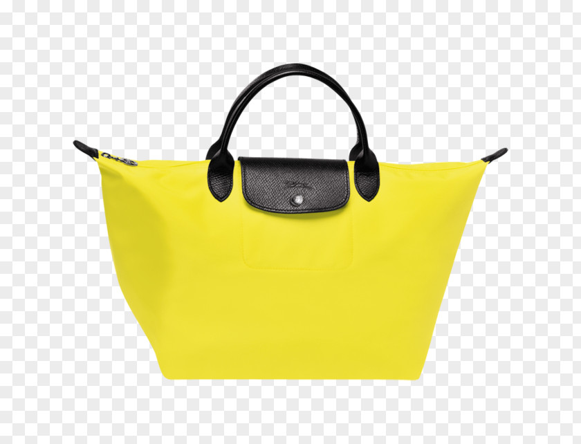 Light Yellow Banana Dry Handbag Longchamp Pliage Tote Bag PNG