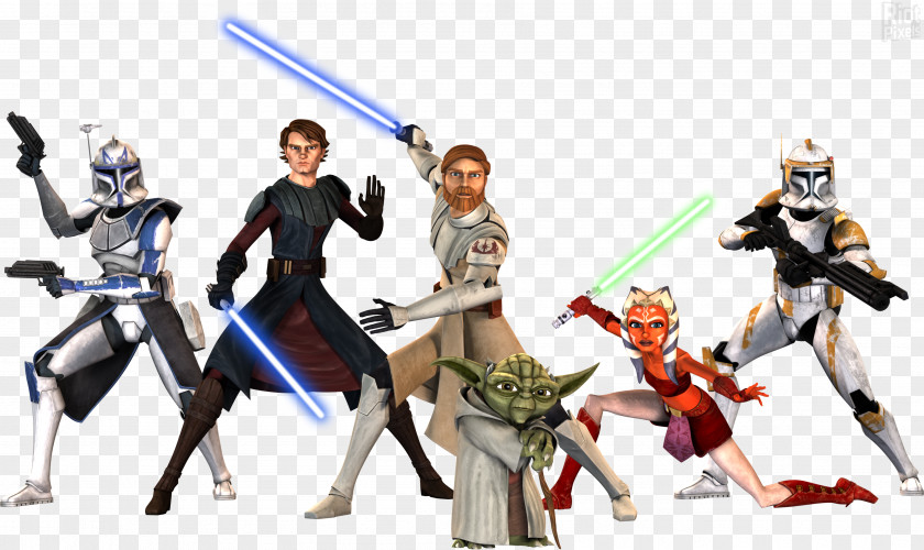 Star Wars Wars: The Clone Anakin Skywalker Trooper Animation PNG