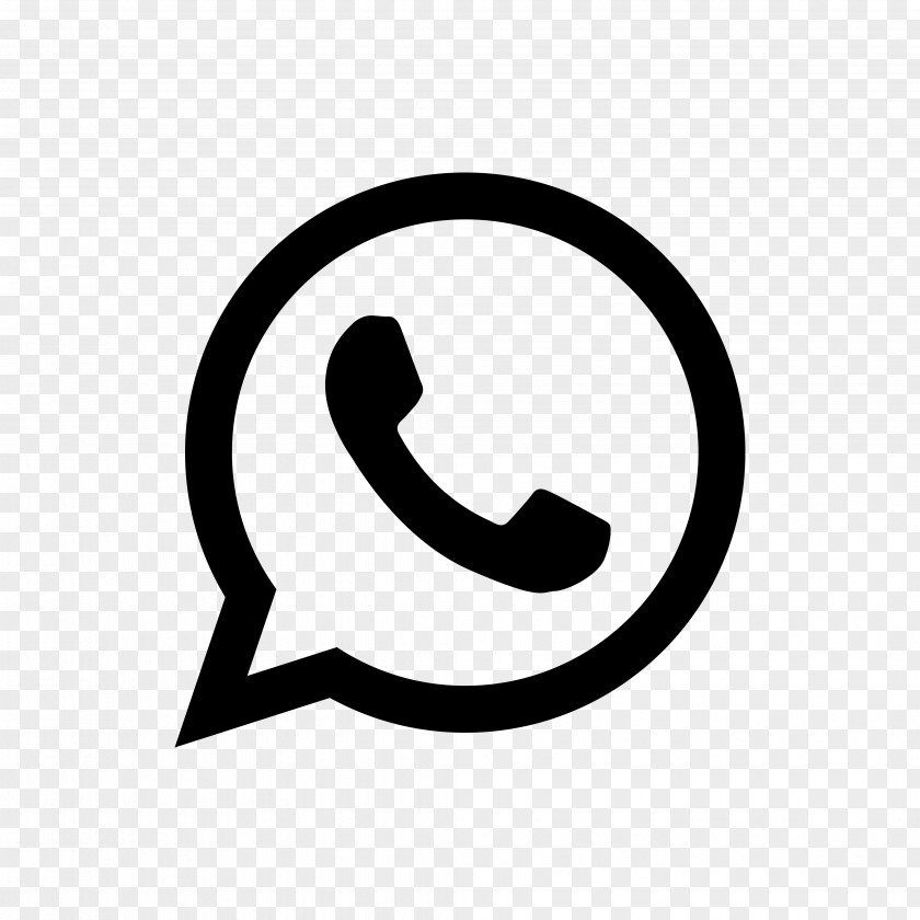 Black WhatsApp Clip Art PNG