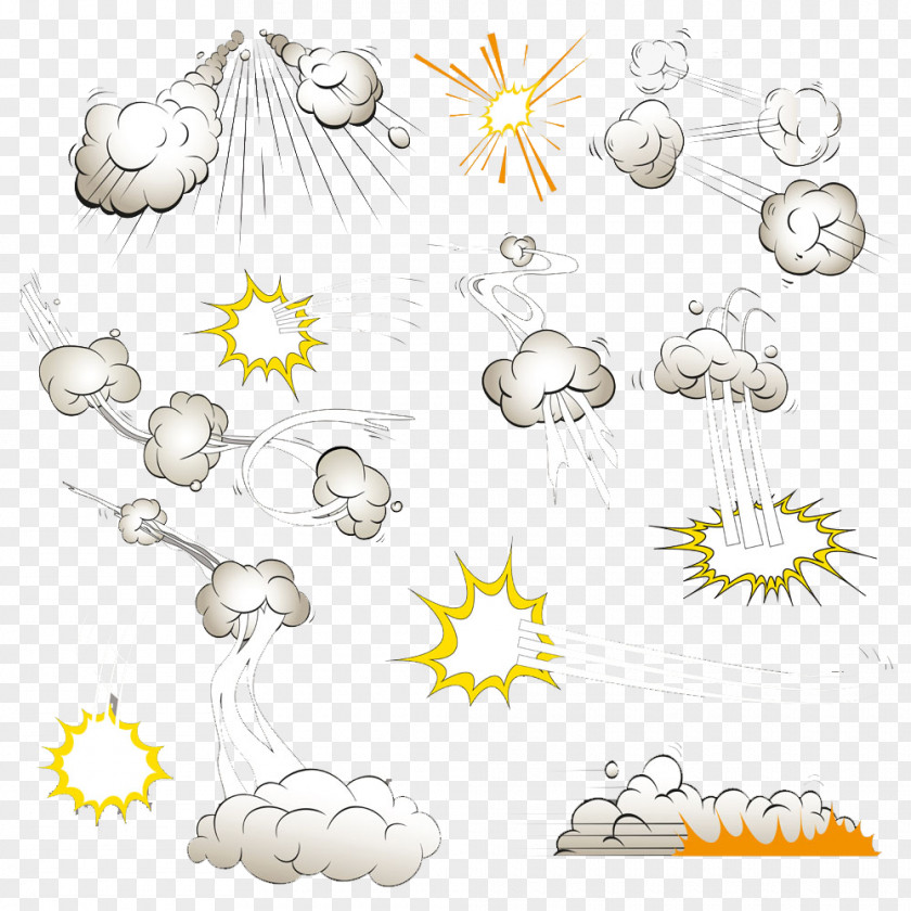 Collection Of Hand-painted Cloud Explosion Google Images PNG