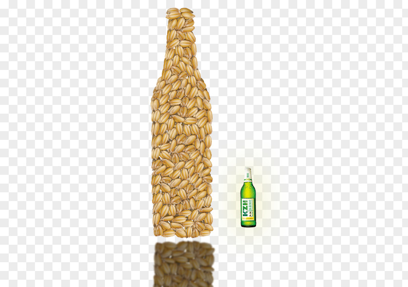 Creative Beer Bottle Wheat Free PNG