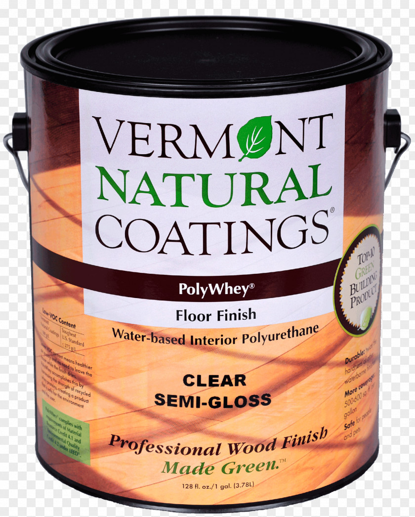 Gallon Vermont Natural Coatings Polywhey Floor Finish Satin 900102 101251 Product Varnish Quart PNG