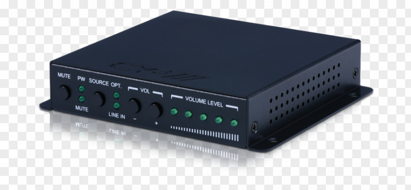 Optical Amplifier RF Modulator Digital Audio Power Signal Line Level PNG
