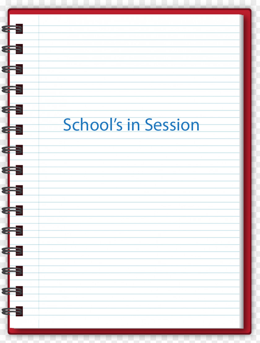 Vector Illustration Notebook Document PNG