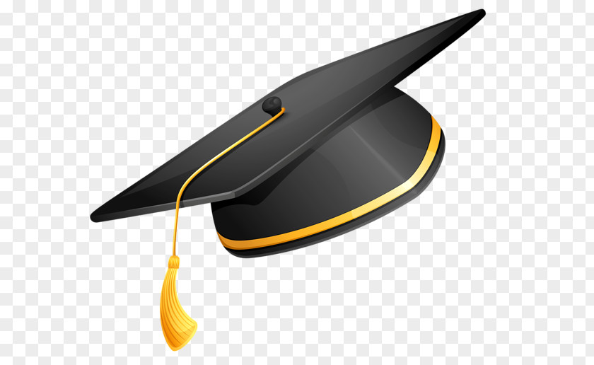 Black Bachelor Cap Square Academic Graduation Ceremony Clip Art PNG