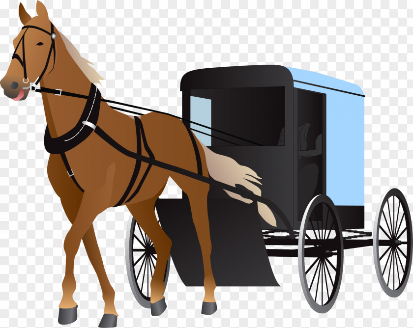 Carriage Horse And Buggy Clip Art PNG