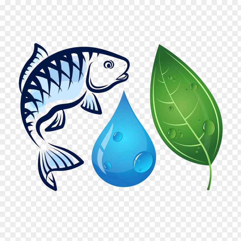 Fish And Water Droplets Royalty-free Clip Art PNG