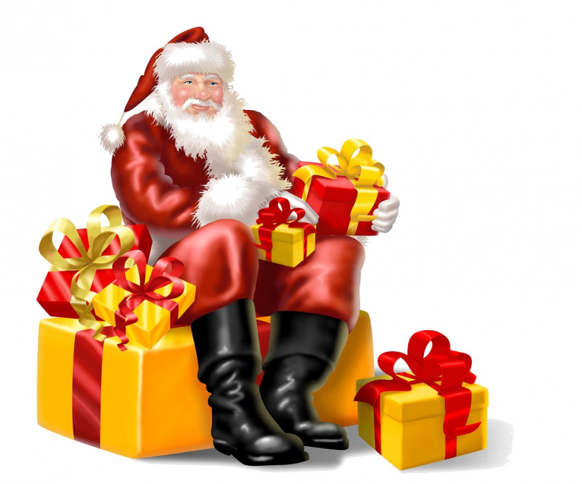 Santa Claus Père Noël Noel Christmas PNG