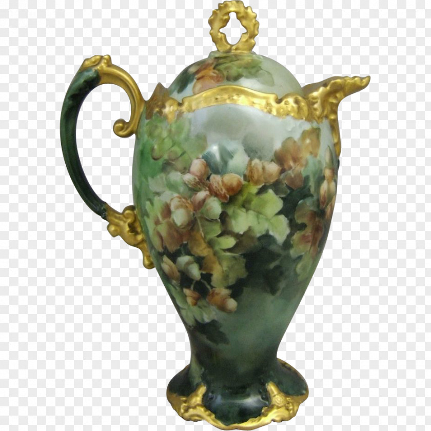 Tea Jug Limoges Teapot Porcelain PNG