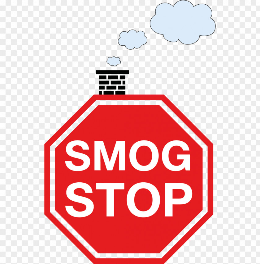 Smog Stop Sign Royalty-free Drawing PNG