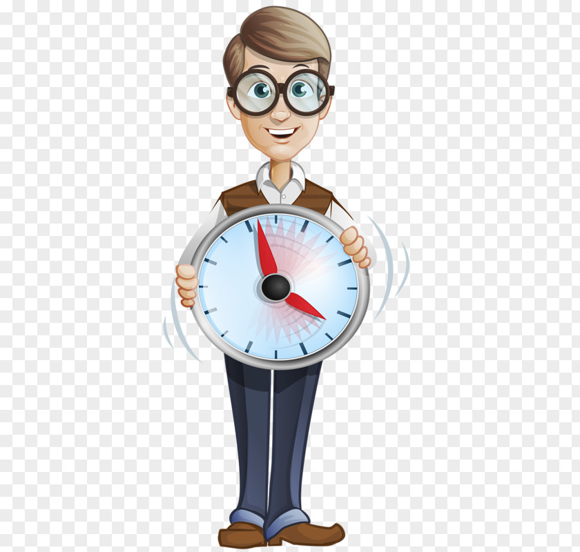 Take A Compass Boy Cartoon Glasses Man PNG