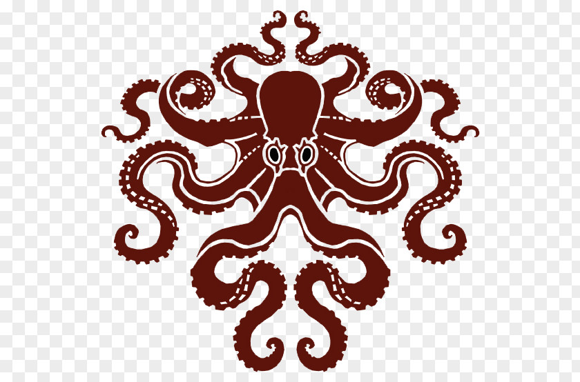 Garland Octopus Mosaic Oceanographic Museum Art PNG