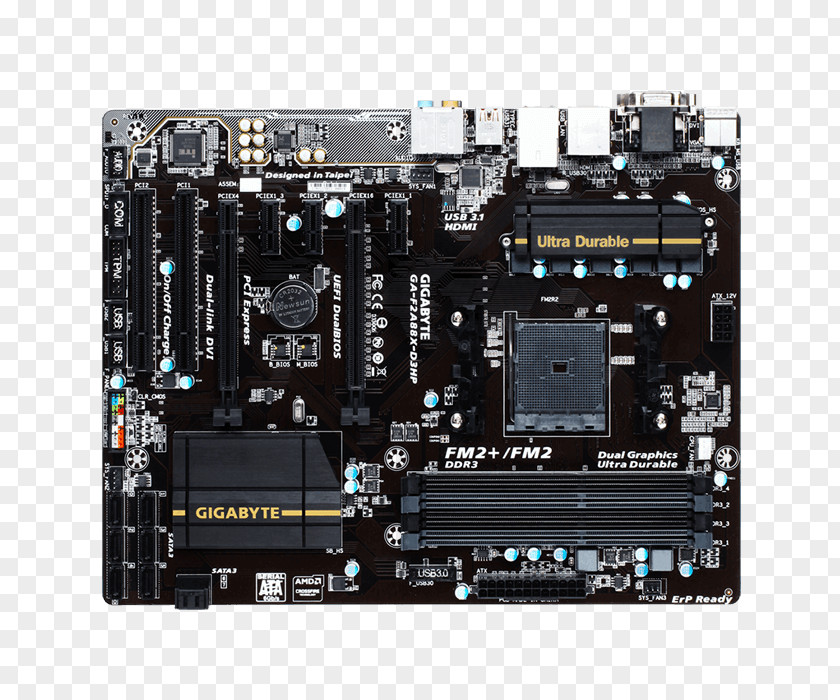 Motherboard Socket FM2 ATX Gigabyte Technology LGA 1151 PNG
