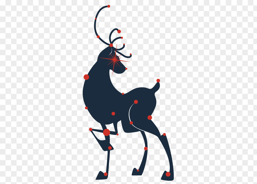 Reindeer Antler Character Line Clip Art PNG