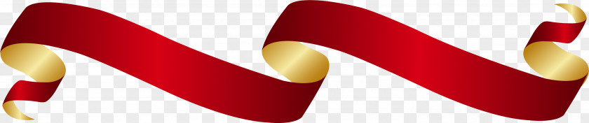 Simple Red Ribbon Logo Shoe Font PNG