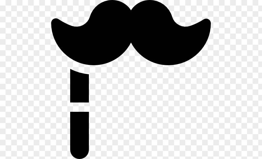 Moustache Line White Black M Clip Art PNG