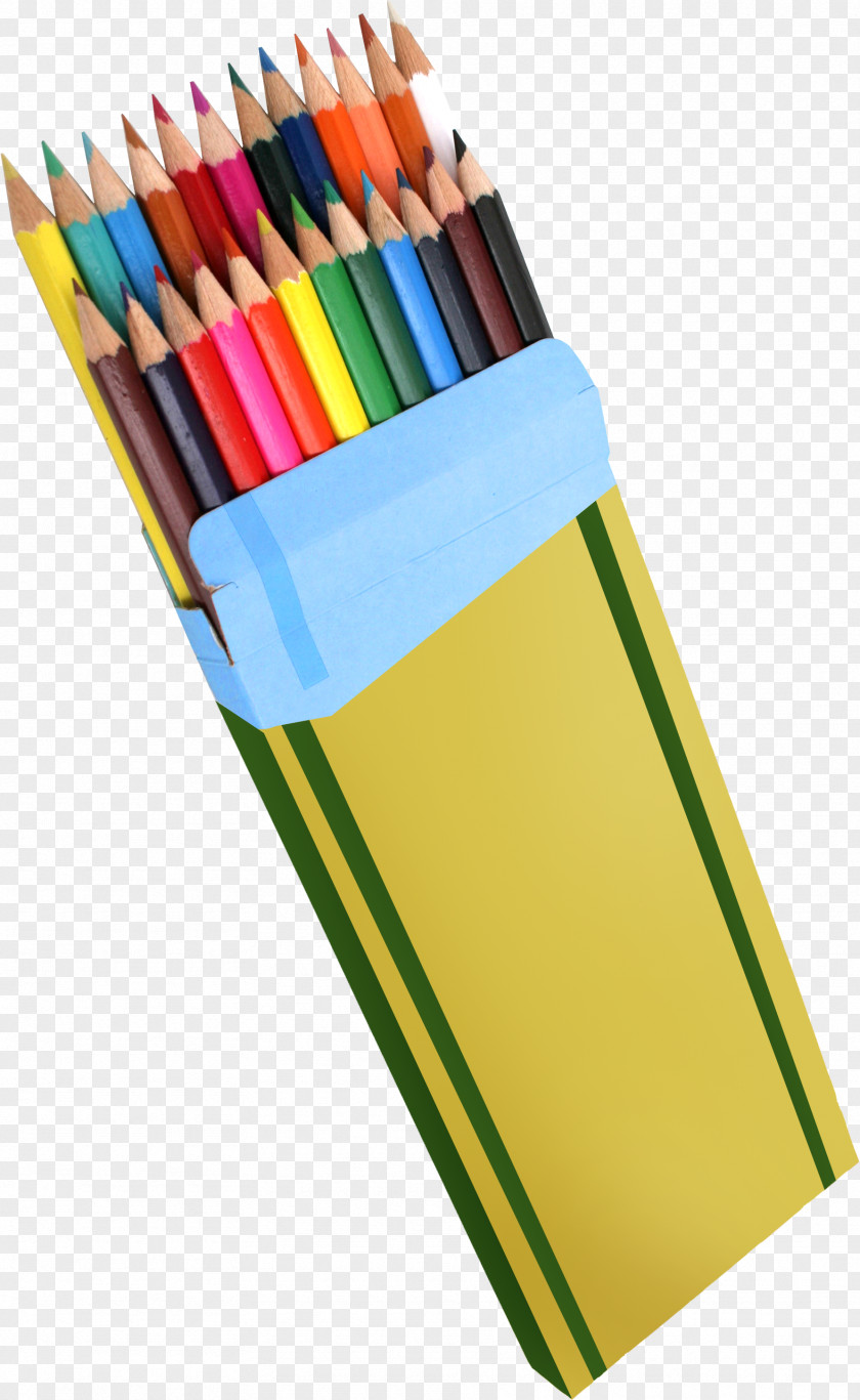 Pencil Colored Writing Implement Clip Art PNG