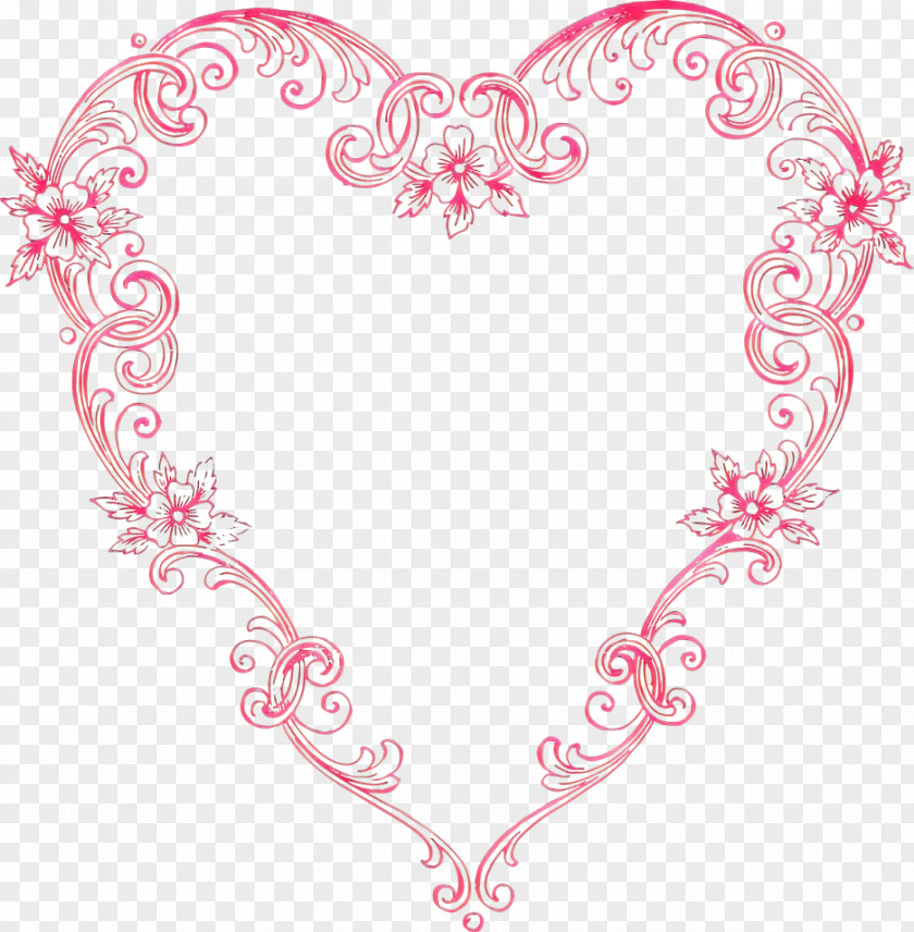 Visual Arts Heart Pink M Pattern Valentine's Day PNG