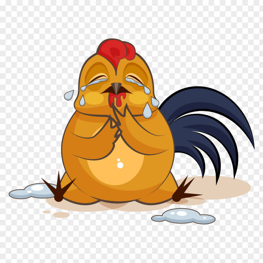 Cry Chicken Vector Graphics Image Stock Illustration PNG