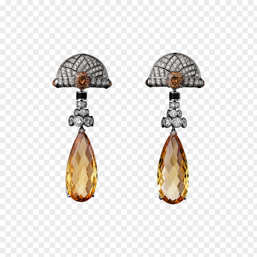 Gemstone Earring Jewellery Cartier Topaz PNG