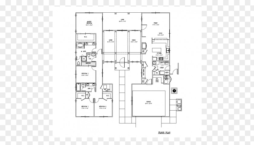 House Floor Plan Island Palm Communities Square Foot Open PNG