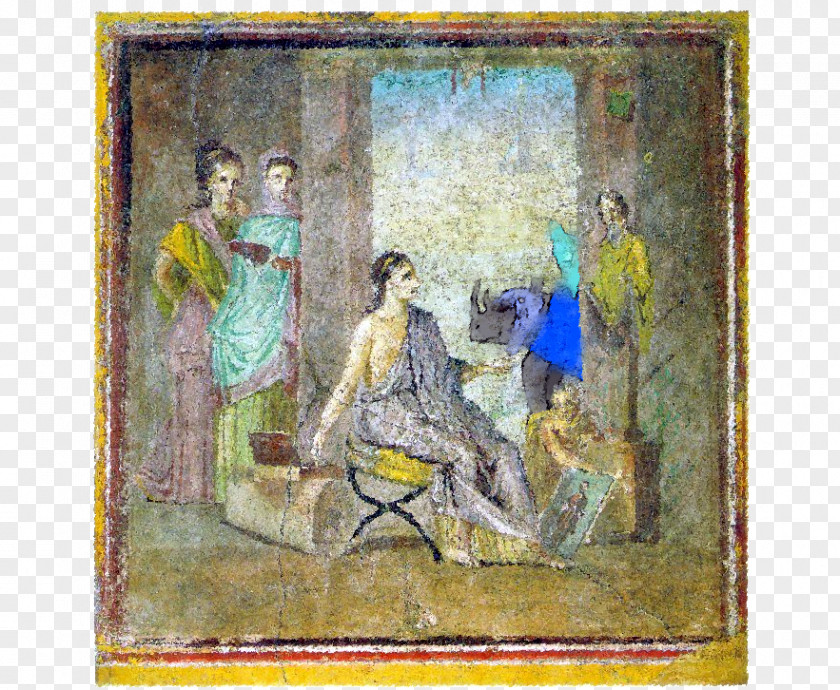 Painting Pompeii Ancient Rome Roman Art PNG