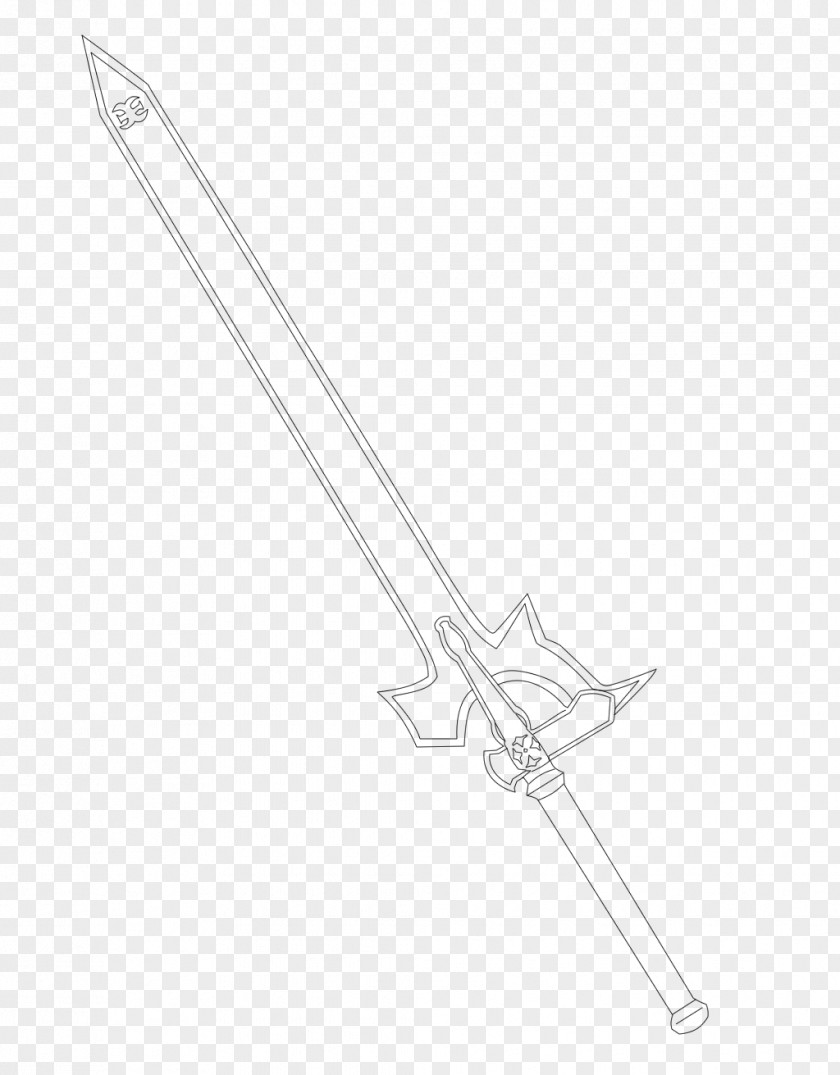 Sword Line Angle PNG