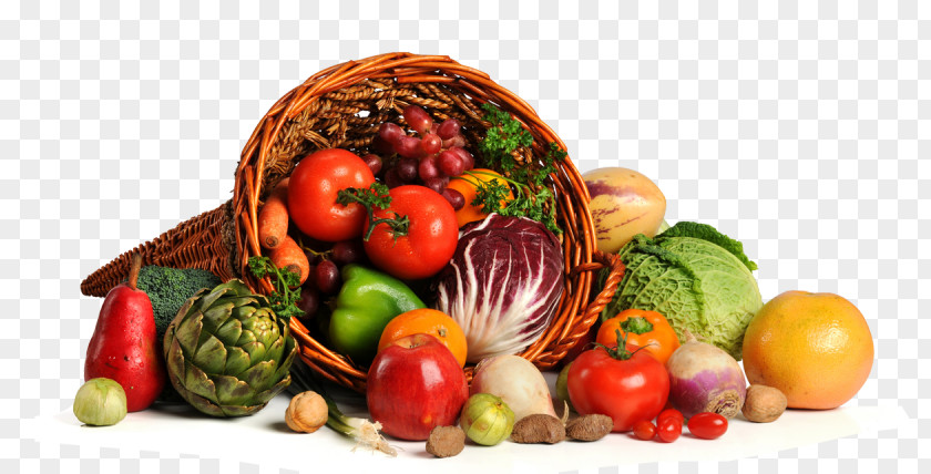 Vegetable Fruit Cornucopia Organic Food PNG