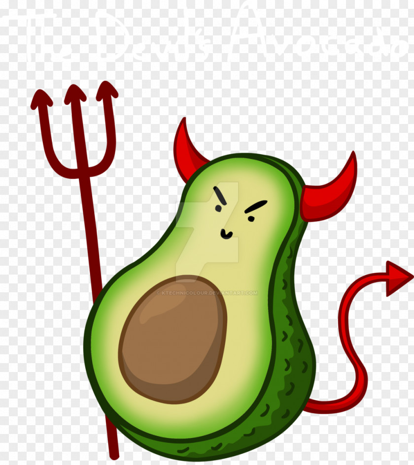 Avocado Devil T-shirt YouTube Sticker PNG