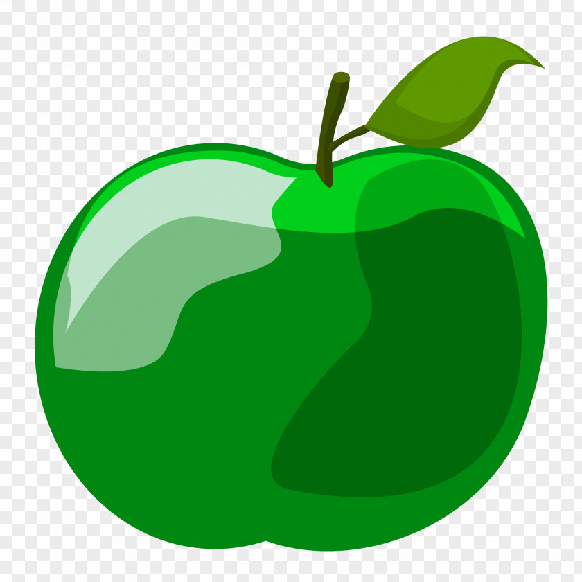 Cartoon Green Apple Juice Pie PNG