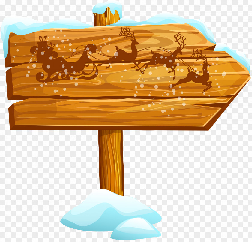 Christmas Wood Clip Art PNG