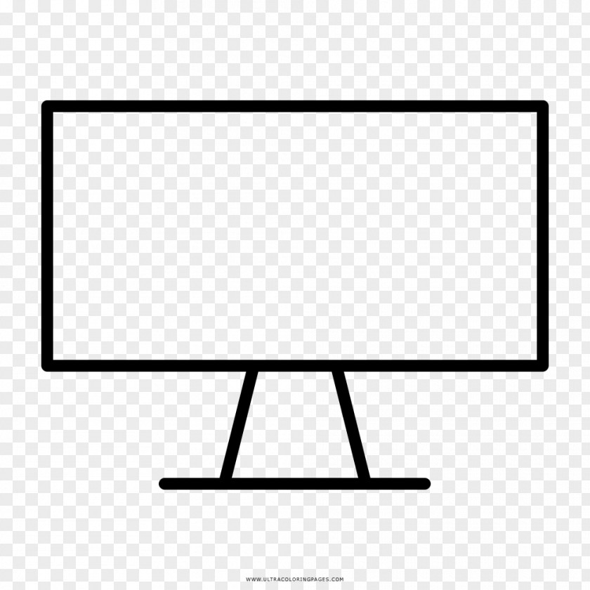 Computer LCD Television Monitors Drawing Coloring Book PNG