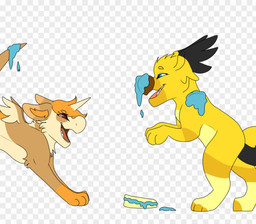 Food Fight Lion Cat Mammal Canidae Horse PNG