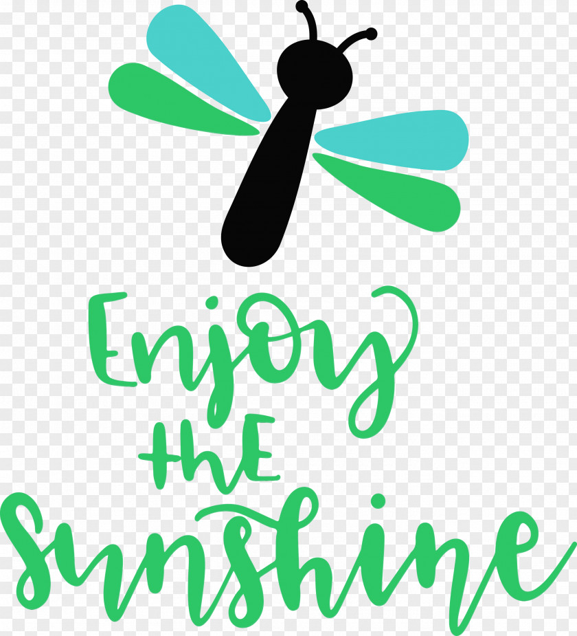 Insect Logo Pollinator Green Text PNG