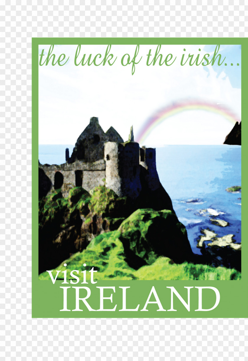 Poster Retro Sombrero Dunluce Castle Ireland Stock Photography Compact Disc PNG