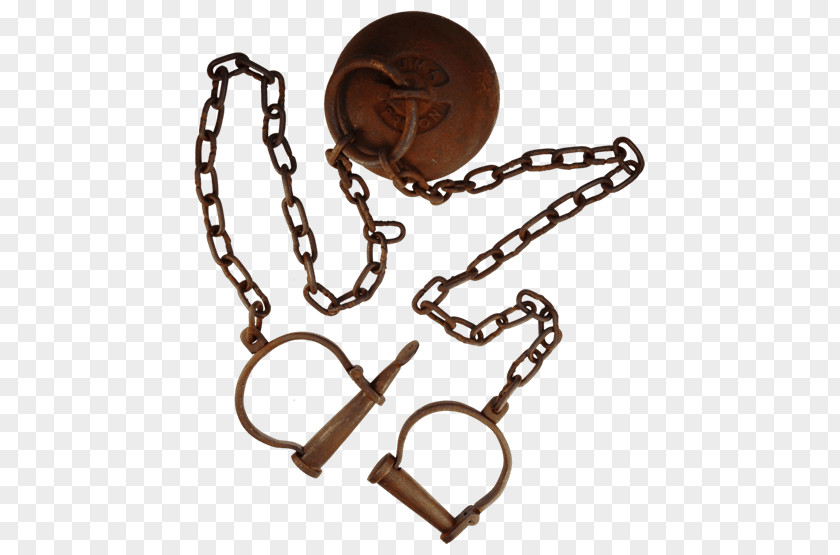 Chain Ball And Prisoner Handcuffs PNG