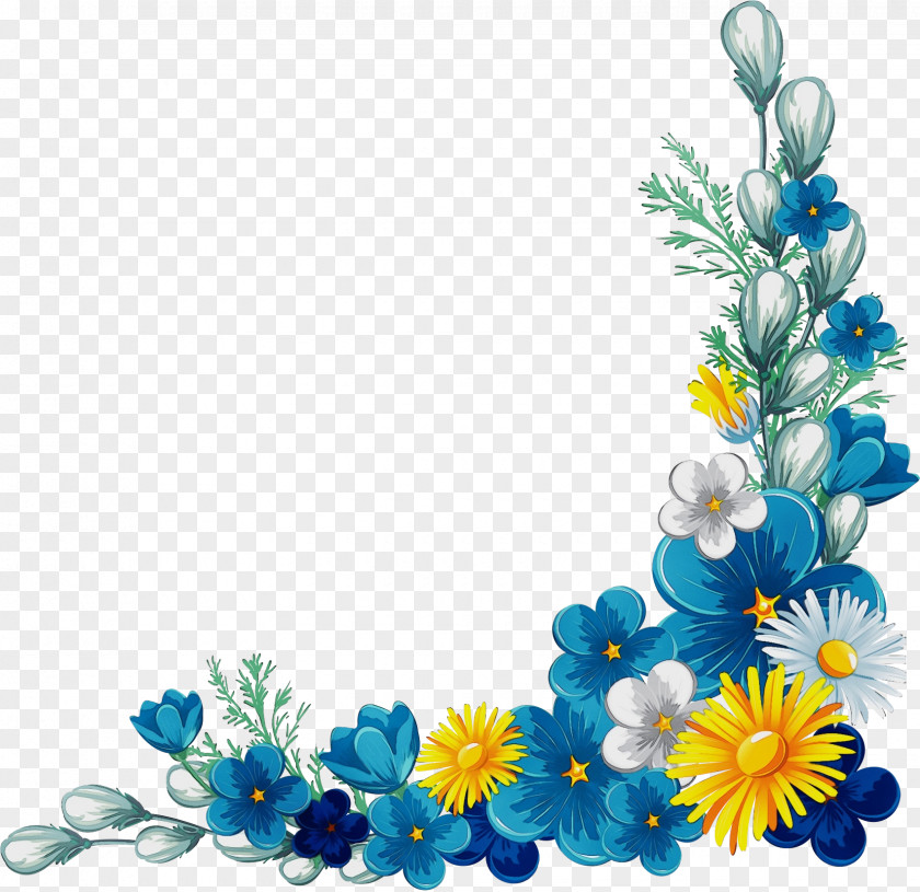 Cut Flowers Colorado Spruce Floral Flower Background PNG