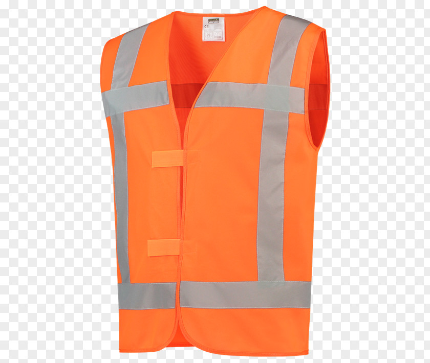 Orange Square Workwear Gilets High-visibility Clothing ISO 20471 Sleeve PNG