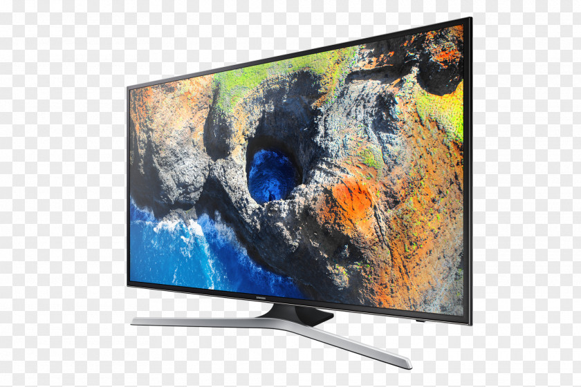 Samsung MU6102 Smart TV 4K Resolution Ultra-high-definition Television PNG